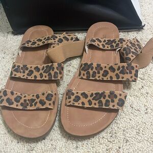 Women’s cheetah sandals